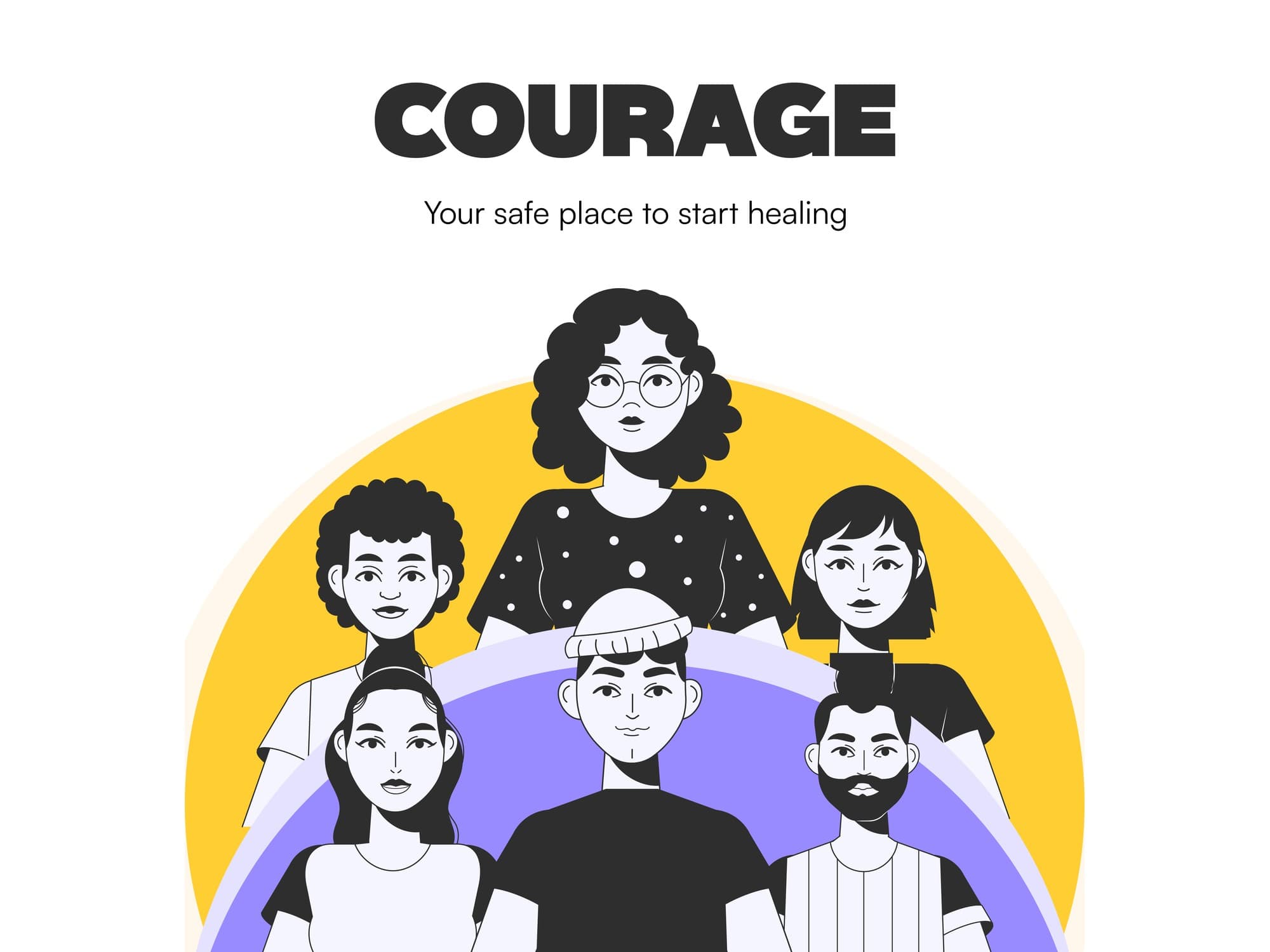 Courage, interface preview