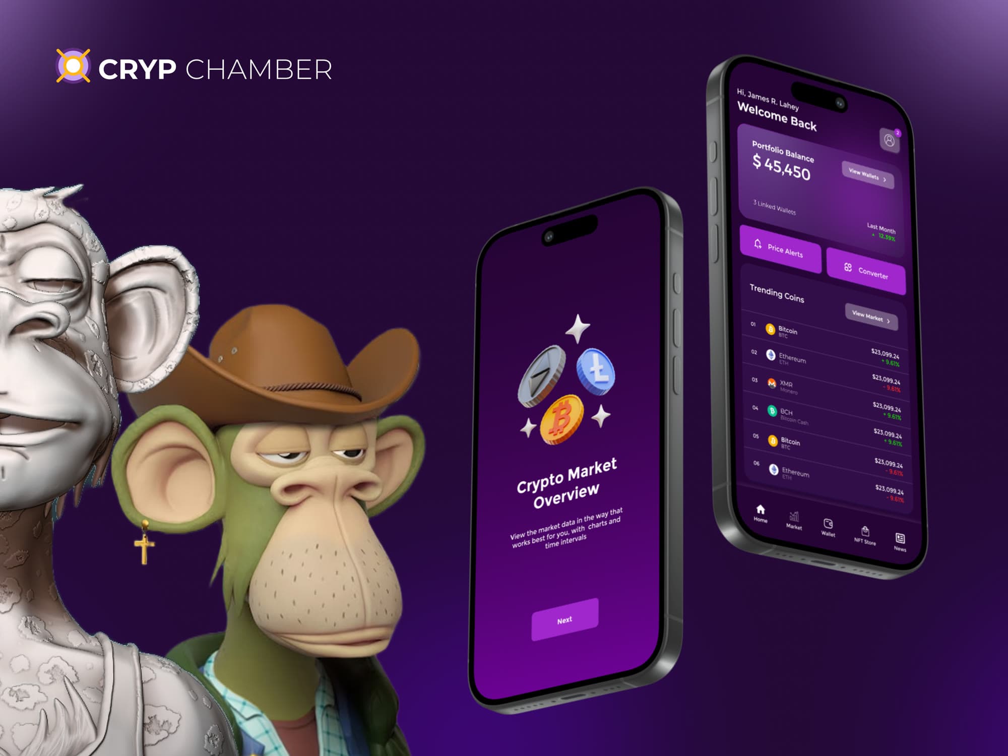 Cryp Chamber, interface preview